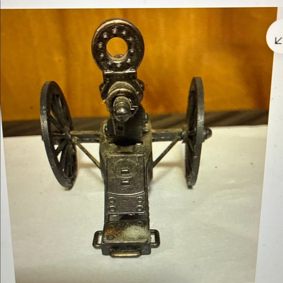 Vintage Die Cast Metal Civil War Cannon Pencil Sharpener - Picture 4 of 9